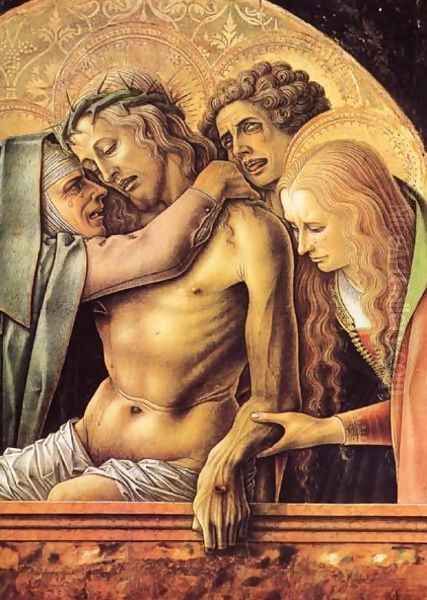 Pieta 3 Oil Painting by Carlo Crivelli