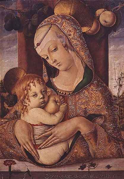 Virgin and Child, c.1480 Oil Painting by Carlo Crivelli