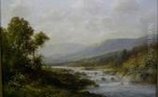 On The Delaware Oil Painting by Thomas Bartholomew Griffin