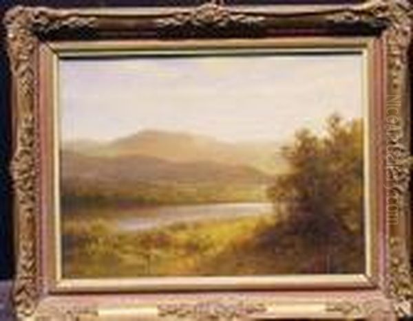 Delaware Water Gap Oil Painting by Thomas Bartholomew Griffin