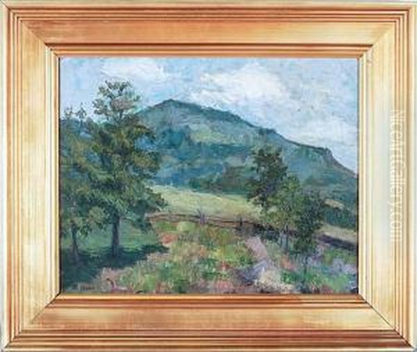 O/b Landscape Oil Painting by Walter Parson Shaw Griffin