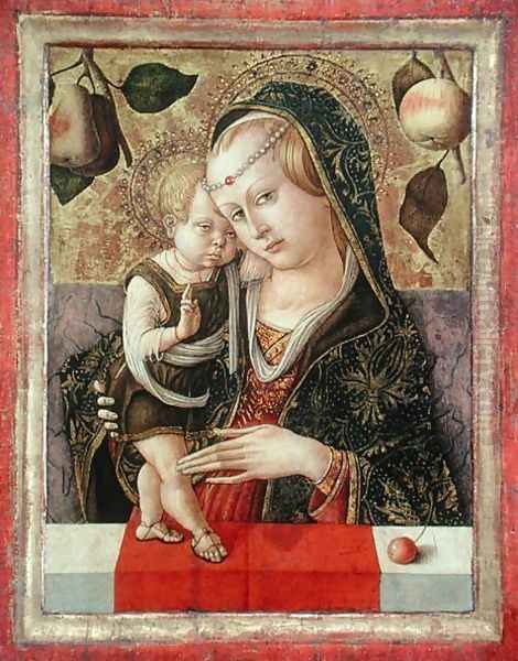 Virgin and Child, c.1485 Oil Painting by Carlo Crivelli