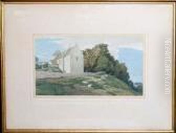 Duntisbourne Rous Oil Painting by Frederick Landseer Maur Griggs