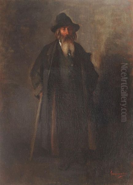 Portretul Unui Evreu Galitian Oil Painting by Nicolae Grigorescu