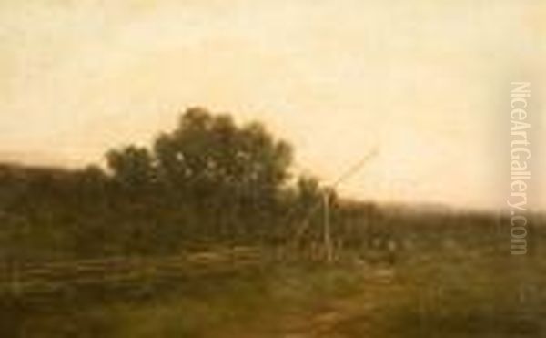 Paesaggio Oil Painting by Nicolae Grigorescu