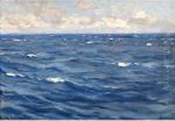 Mare Increspato Oil Painting by Guido Grimani