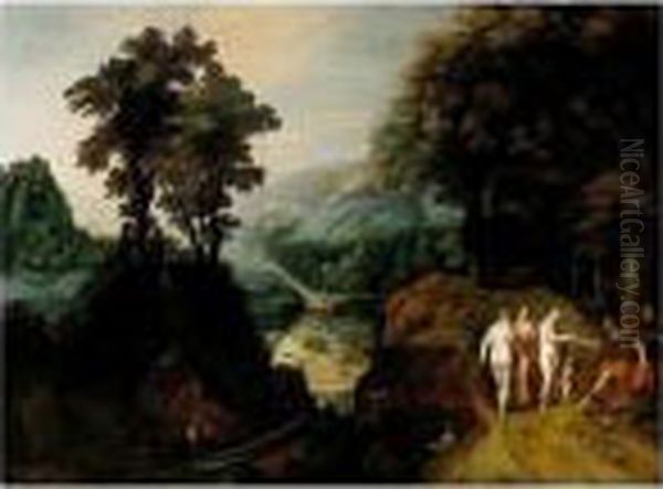 The Judgment Of Paris Oil Painting by Jacob Grimmer