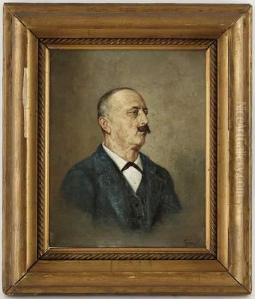 Portrait D'homme Oil Painting by Francois Adolphe Grison