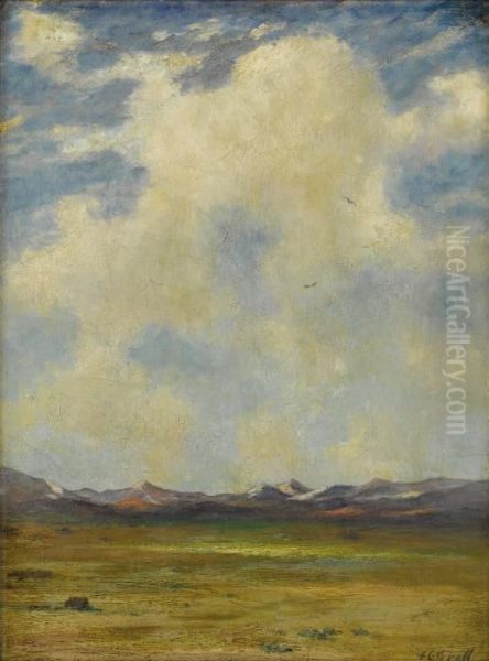 Arizona Desert Oil Painting by Albert Lorey Groll