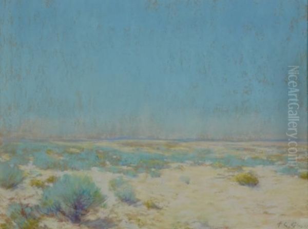 New Mexico Desert Scene No. Two Oil Painting by Albert Lorey Groll