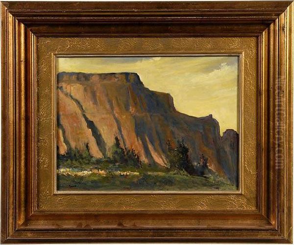 Southwest Mountain Landscape. Oil Painting by Albert Lorey Groll