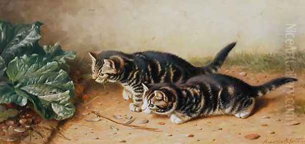 Cornered Oil Painting by Horatio Henry Couldery