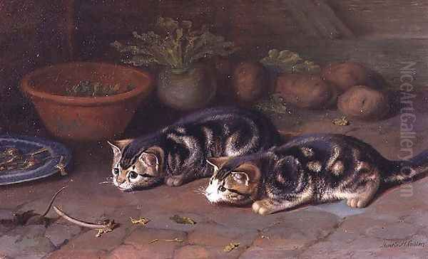 Too Late Oil Painting by Horatio Henry Couldery