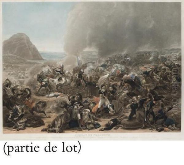 Combat De Nazareth
 Par Jean-pierre-marie Jazet Oil Painting by Antoine-Jean Gros