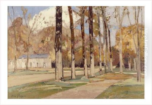 Versailles En Automne Oil Painting by Henry Grosjean