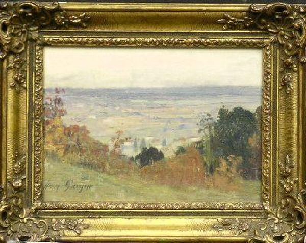 Caligny Et La Bresse, Fin D'automne Oil Painting by Henry Grosjean