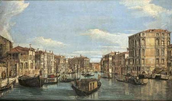 Le Grand Canal Oil Painting by Giovanni Grubacs