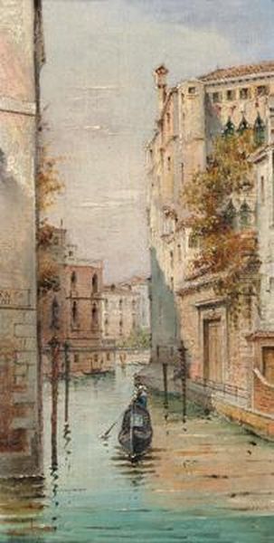 Motiv Aus Venedig Oil Painting by Giovanni Grubacs