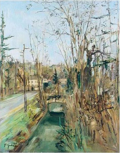 Le Canal Oil Painting by Francis Gruber