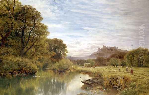 View of Windsor Castle Oil Painting by George Vicat Cole