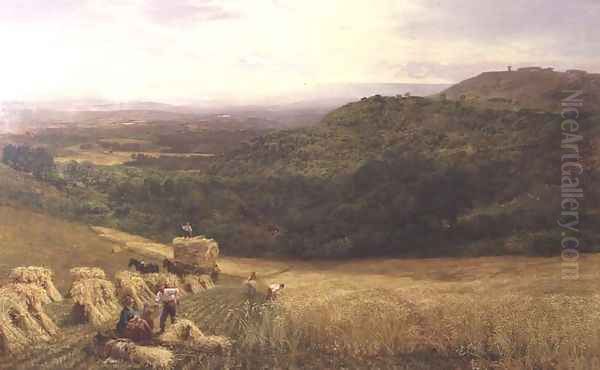 Harvest Time, 1860 Oil Painting by George Vicat Cole