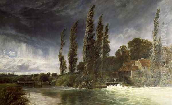 Iffley Mill, 1884 Oil Painting by George Vicat Cole