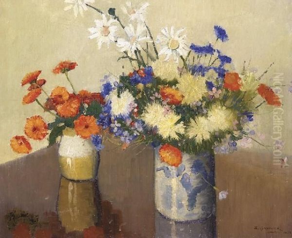 Still Life Oil Painting by Elioth Gruner