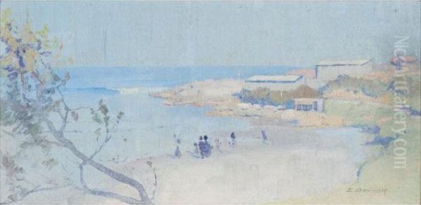 Little Coogee Oil Painting by Elioth Gruner