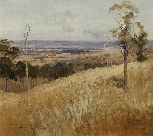 Lindisfarne, New South Wales Oil Painting by Elioth Gruner