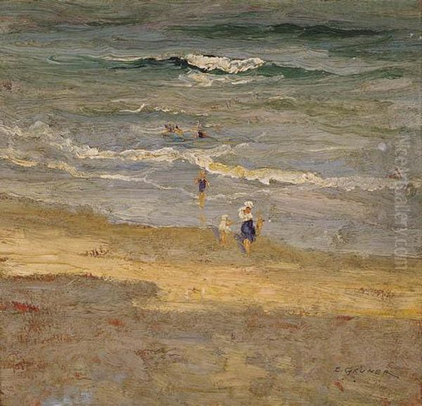 The Incoming Tide Oil Painting by Elioth Gruner