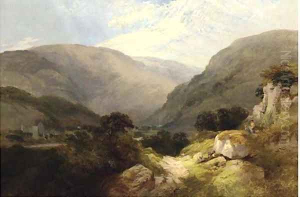 Tintern Abbey Oil Painting by George Vicat Cole