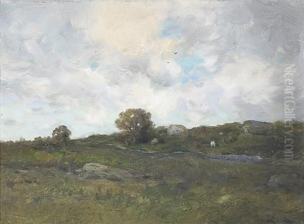 Connecticut Hills And Skies Oil Painting by Charles Paul Gruppe