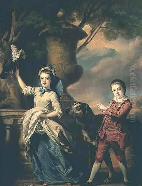 The Children of Sir Edward and Dame Ann Astley, 1767 Oil Painting by Francis Cotes