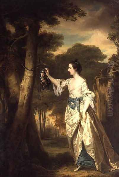 Mary Colby as Emma Oil Painting by Francis Cotes