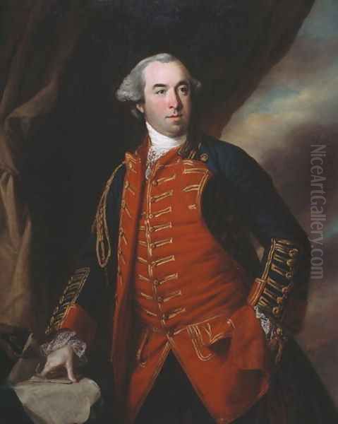 Lieutenant Colonel William Phillips (1731-81) 1764 Oil Painting by Francis Cotes