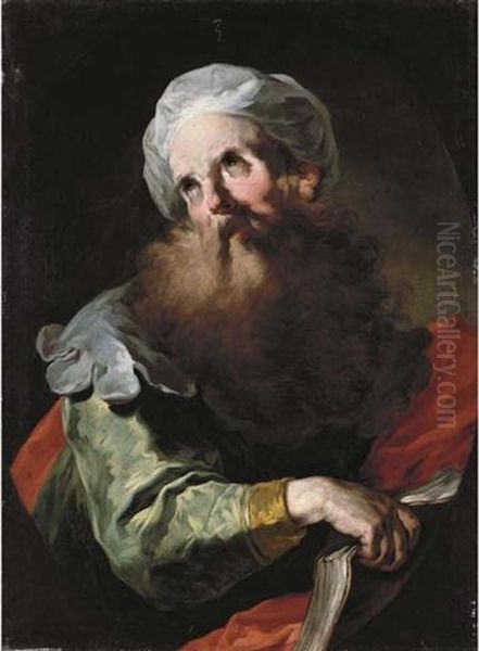 A Philosopher Oil Painting by Pietro Francesco Guala