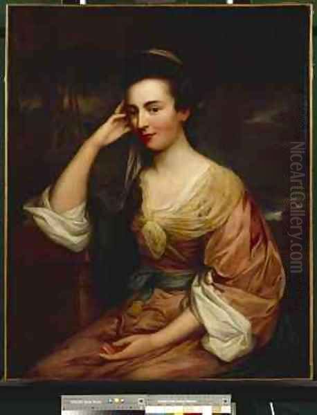 Mrs Chandos Pole Oil Painting by Francis Cotes