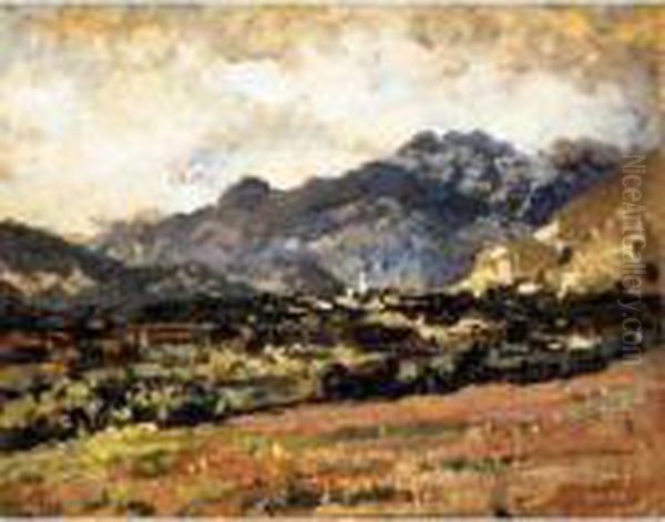 Paesaggio Oil Painting by Giovanni Guarlotti