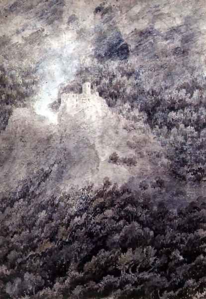 Between Bolzano and Trent Oil Painting by John Robert Cozens