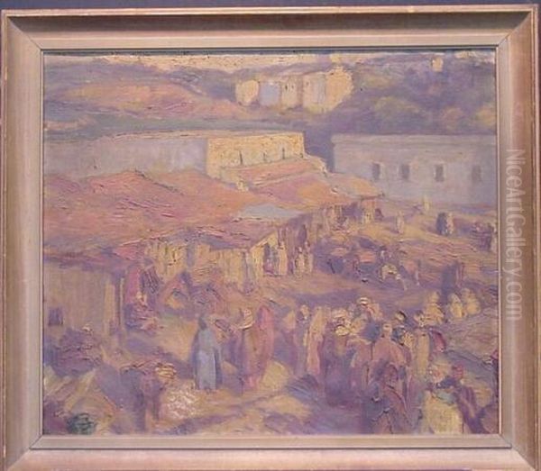 The Sacco, In Tanger Oil Painting by Rudolf Gudden