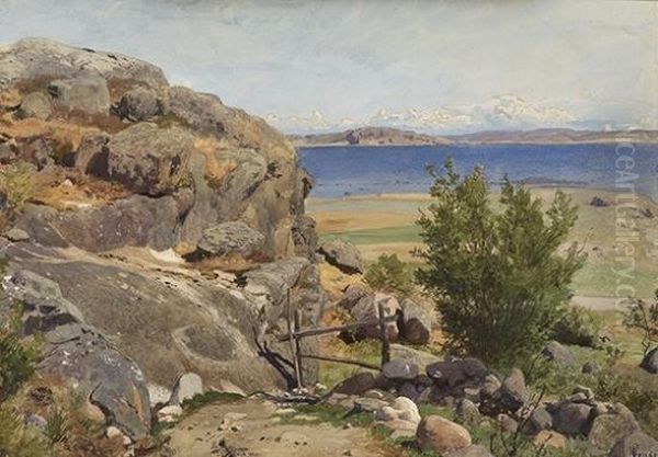 Fredrik Oil Painting by Hans Fredrik Gude