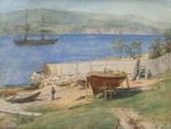 From Drobak Oil Painting by Hans Fredrik Gude