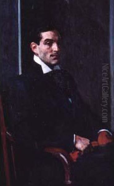 Portrait D'homme (1899) Oil Painting by Charles Francois Prosper Guerin