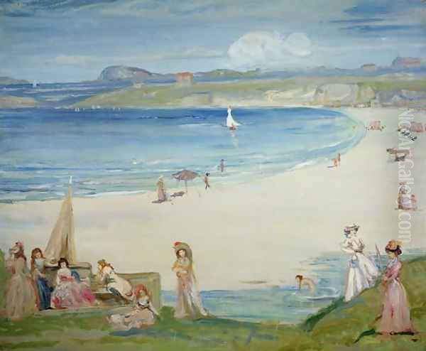 Silver Sands Oil Painting by Charles Edward Conder