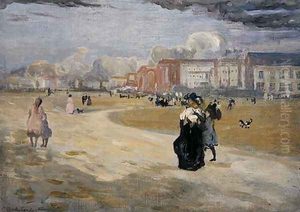 Dieppe, 1895 Oil Painting by Charles Edward Conder