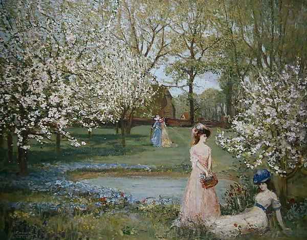 The Howe in Spring Oil Painting by Charles Edward Conder