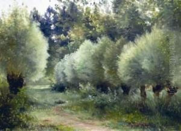 Environs De Pontgivart. Oil Painting by Armand Guery