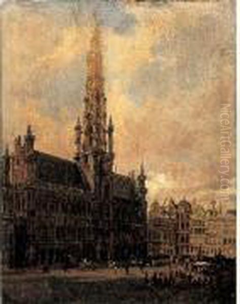 Grand Place A Bruxelles by Jacques Guiaud