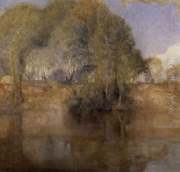 Vetheuil, 1892 Oil Painting by Charles Edward Conder