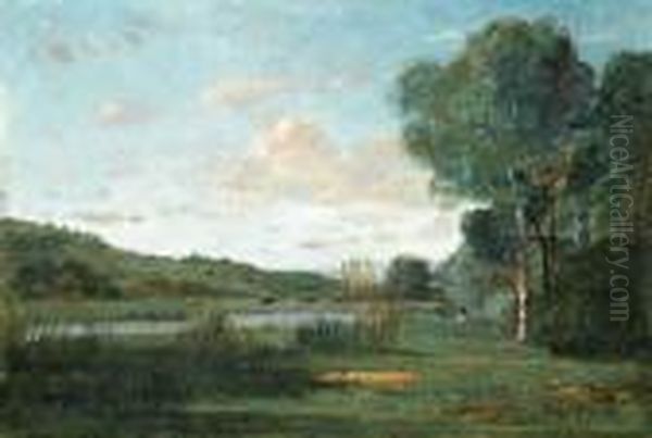  Environ De Cernay, 1866  Oil Painting by Paul-Camille Guigou